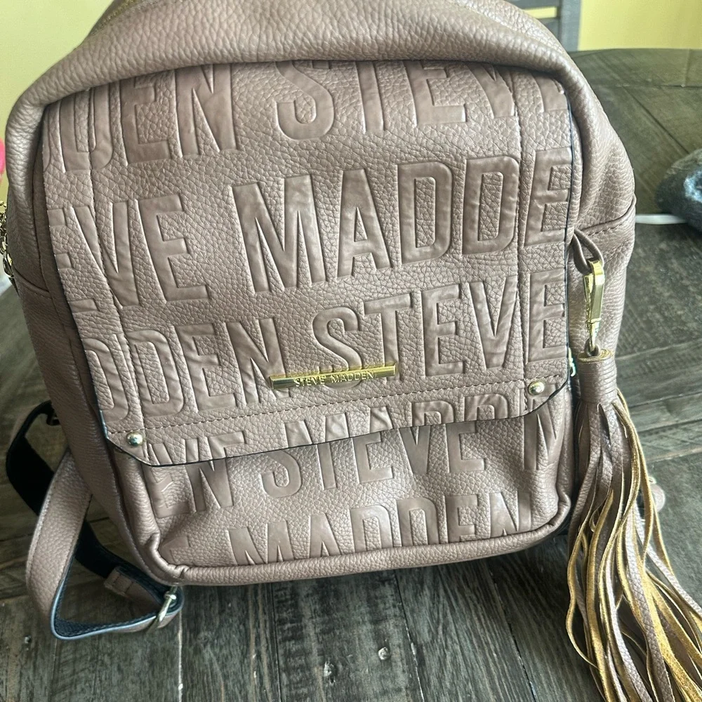 Steve Madden Tan Backpack - Picture 1 of 8